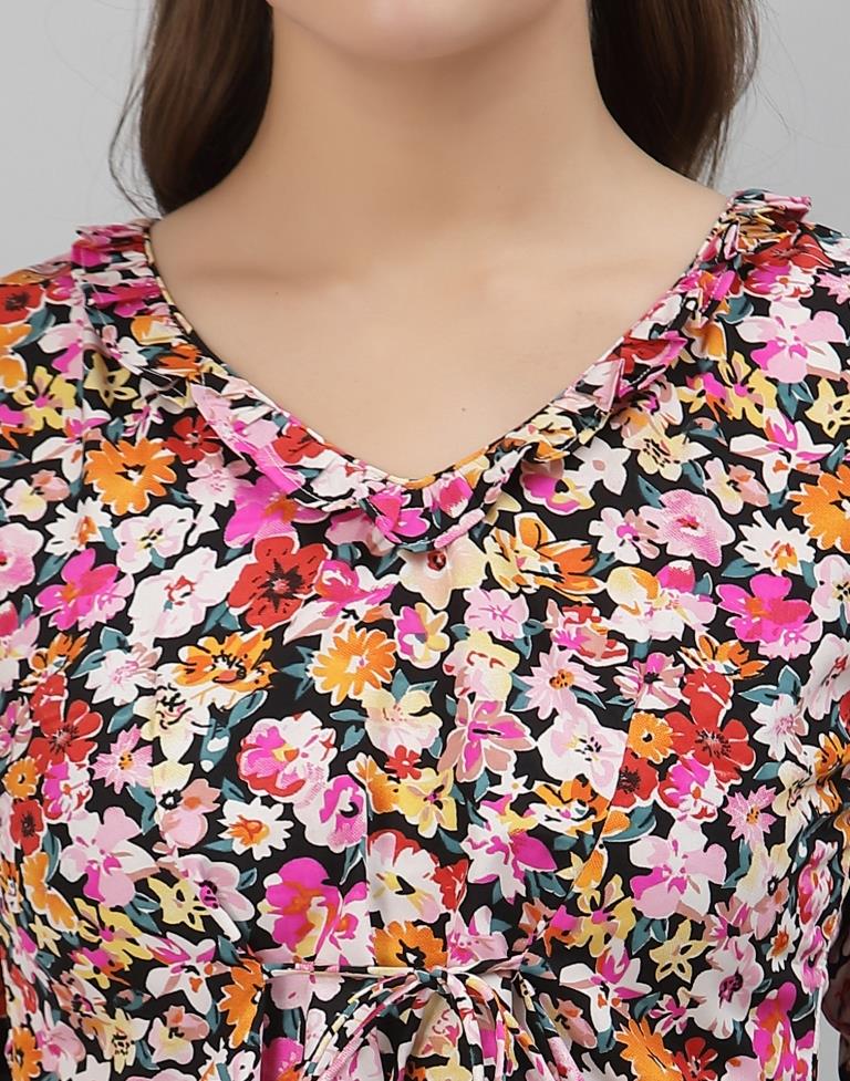 Multicolour Printed Top | Sudathi