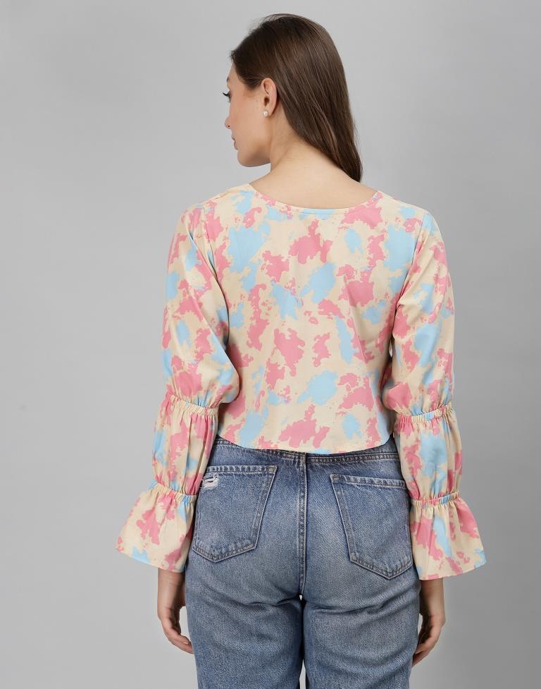 Multicoloured Printed Top | Sudathi