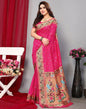Rani Pink Paithani Silk Saree | Leemboodi