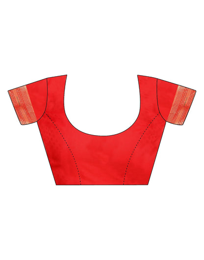 Red Paithani Silk Saree | Leemboodi