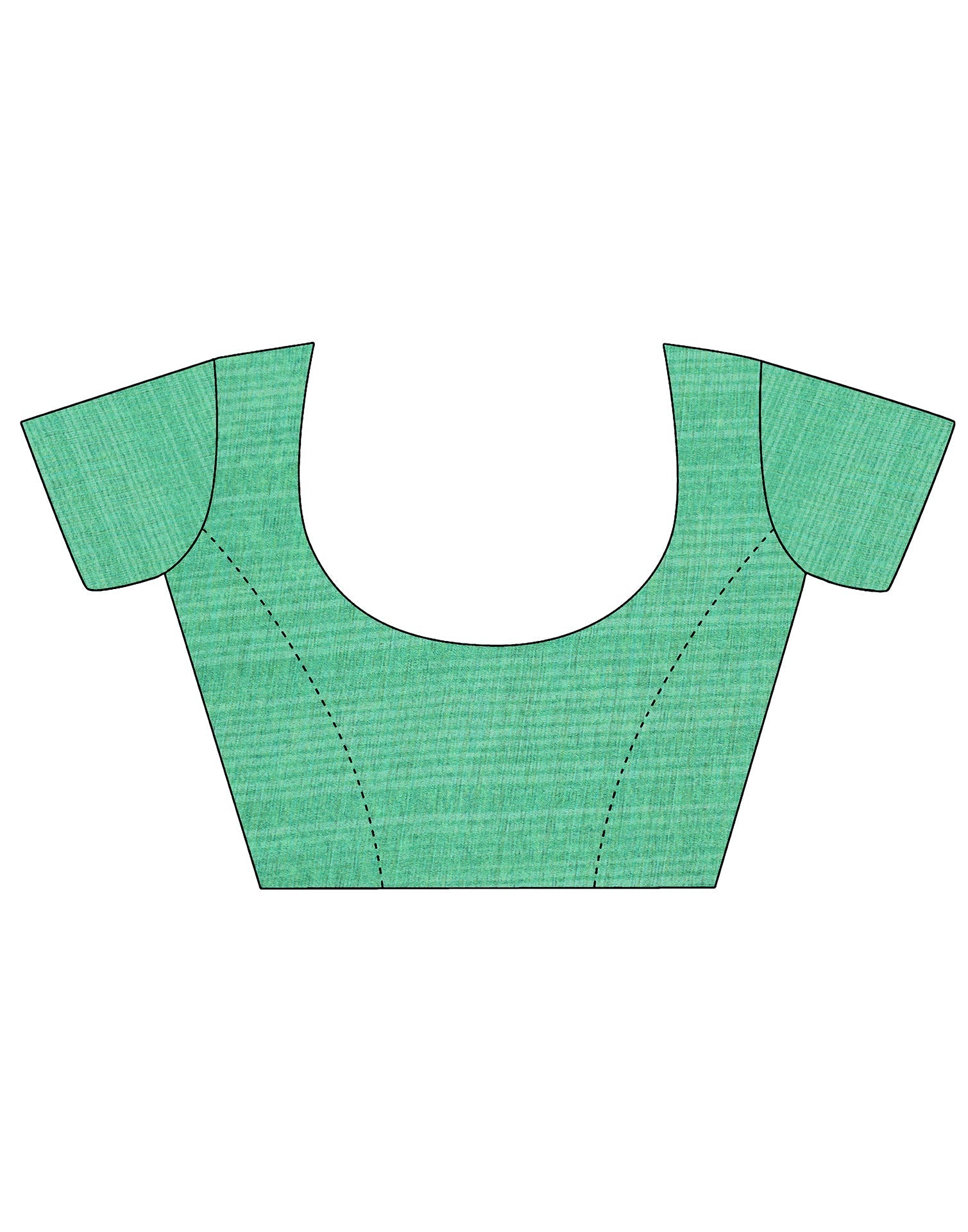 Turquoise Printed Chiffon Saree | Sudathi