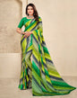 Green Printed Silk Saree | Leemboodi