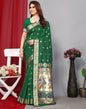 Green Paithani Silk Saree | Leemboodi