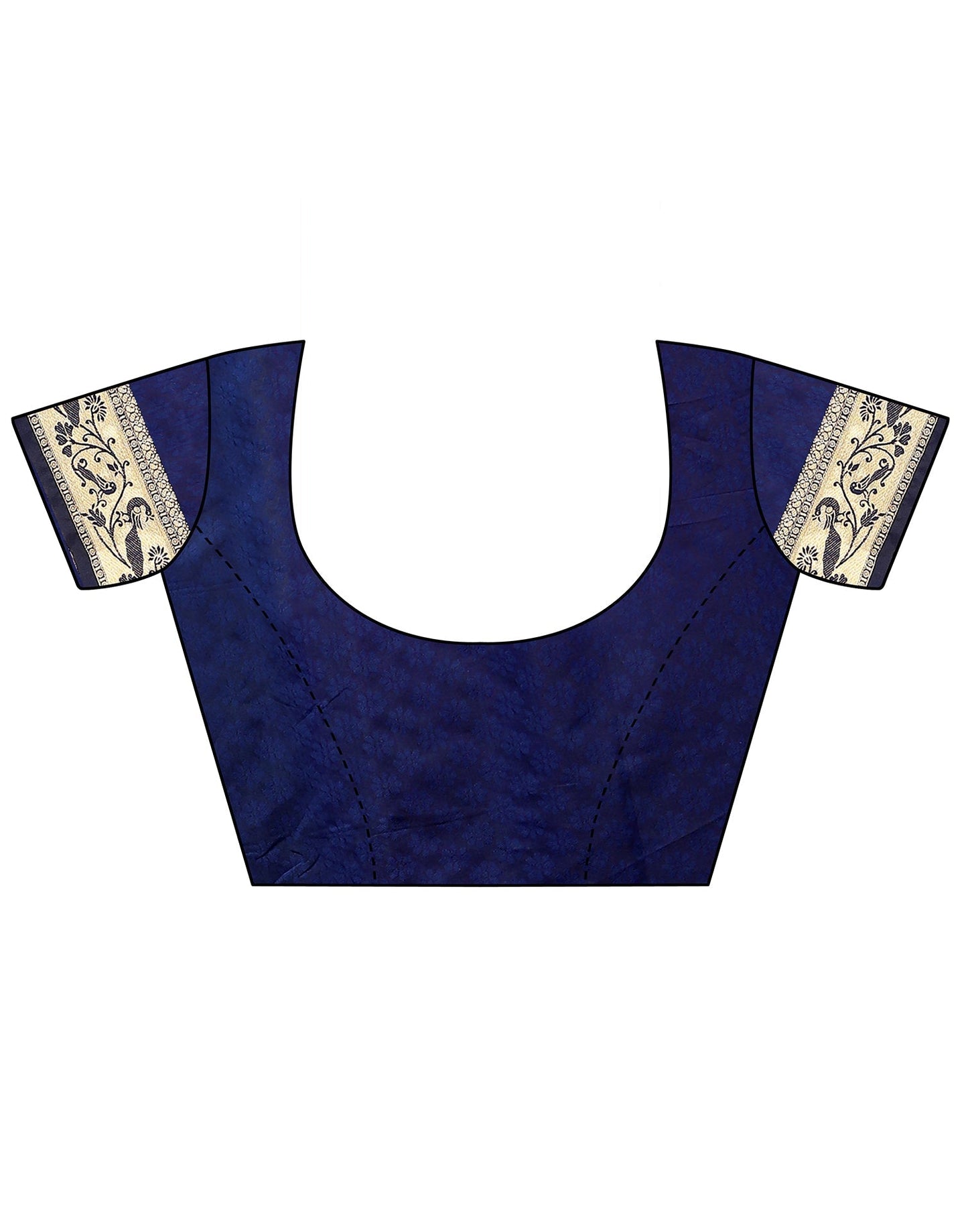 Navy Blue Paithani Silk Saree | Leemboodi