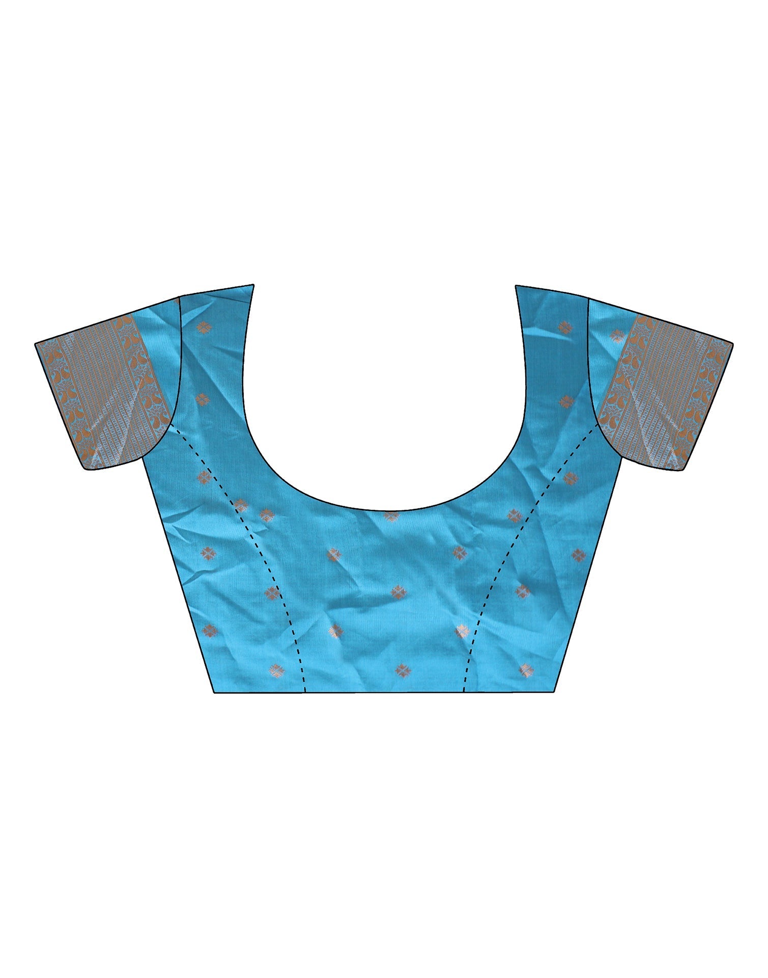 Navy Blue Self Woven Silk Saree | Sudathi