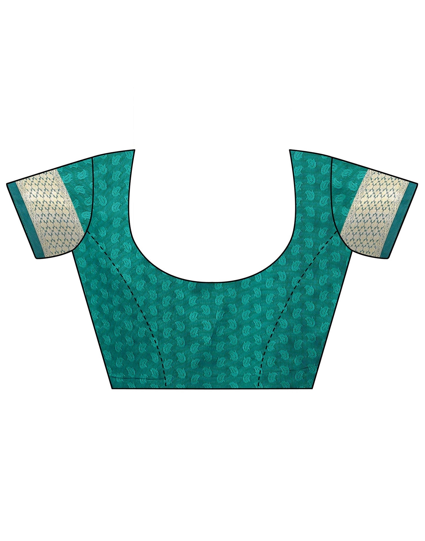 Rama Green Banarasi Silk Saree | Leemboodi