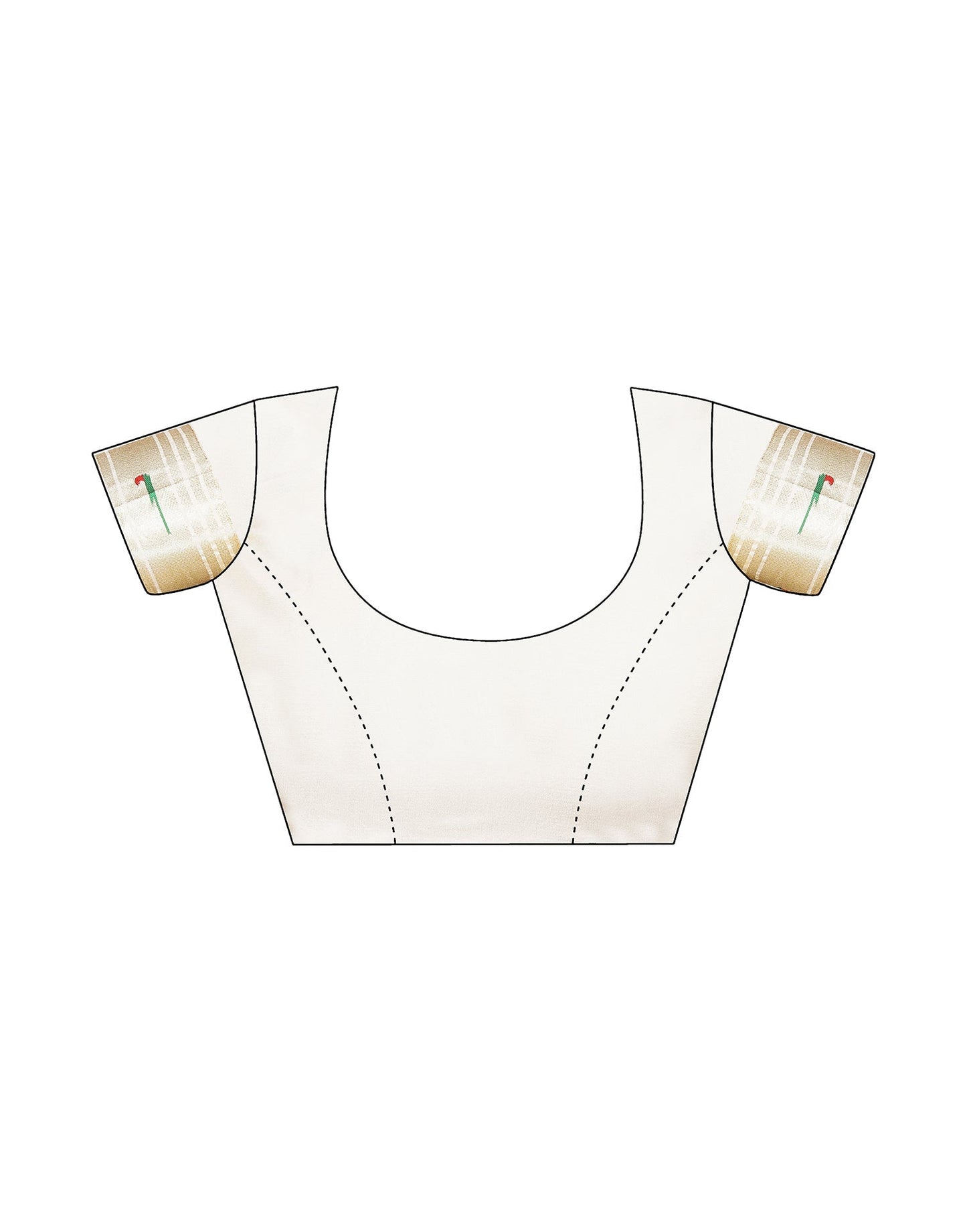 White Paithani Silk Saree | Leemboodi