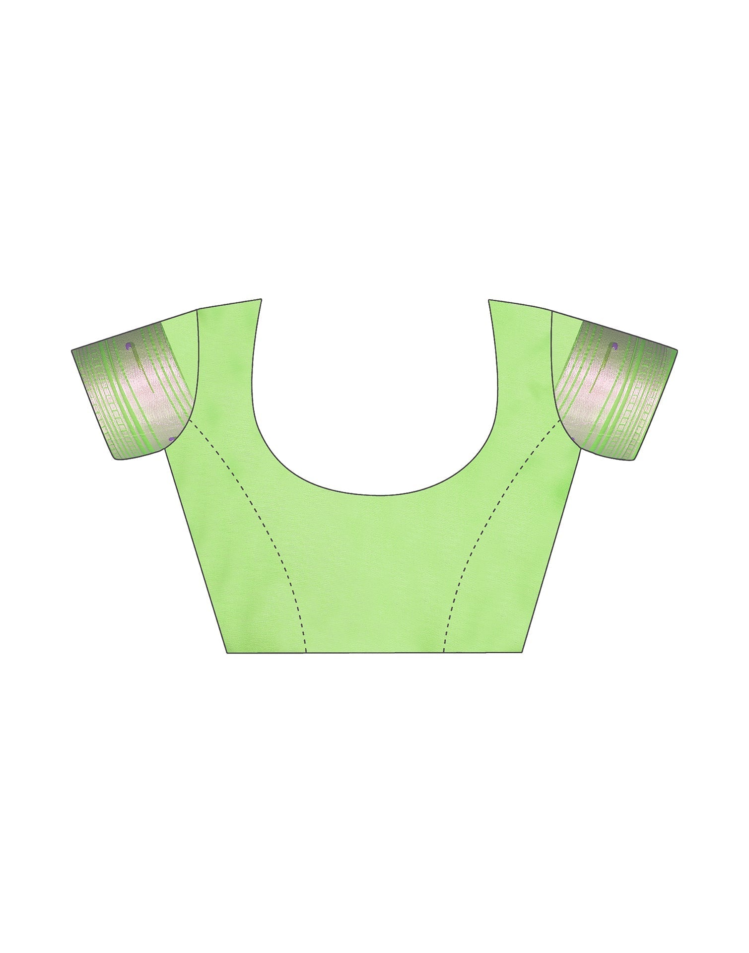 Light Green Paithani Silk Saree | Leemboodi