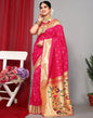 Pink Paithani Silk Saree | Leemboodi