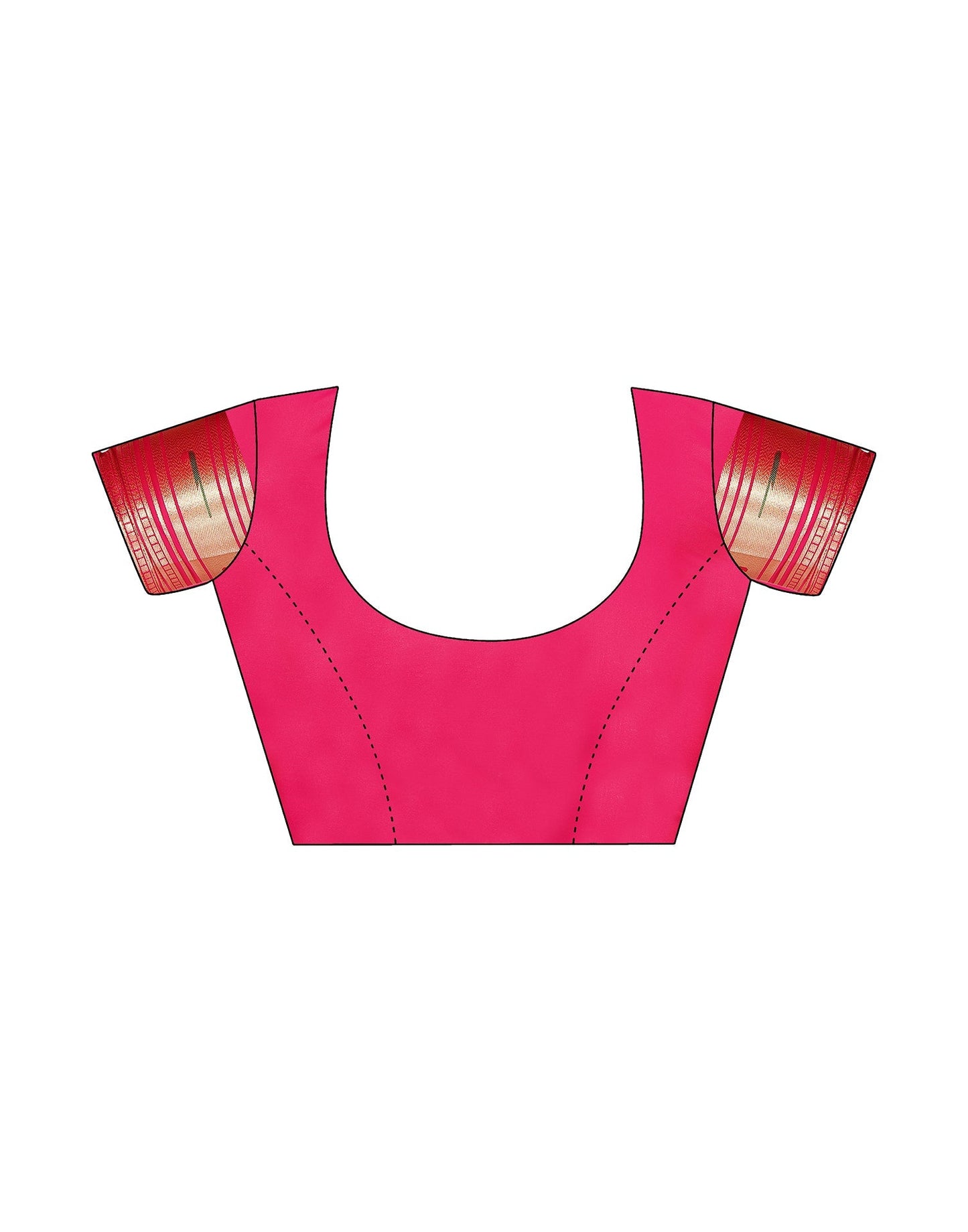 Pink Paithani Silk Saree | Leemboodi