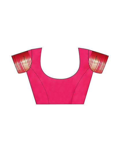 Pink Paithani Silk Saree | Leemboodi