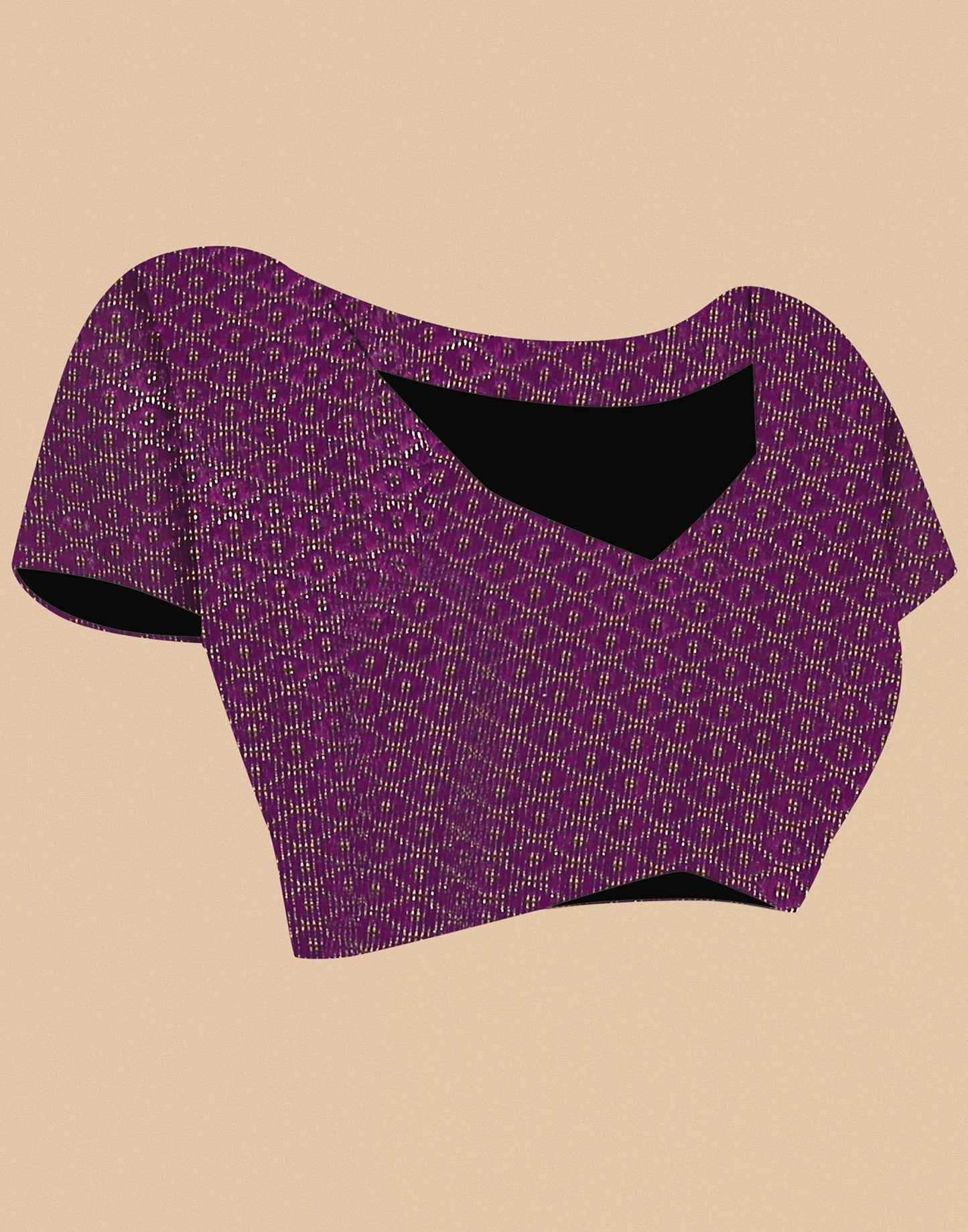 Purple Plain Silk Saree | Sudathi