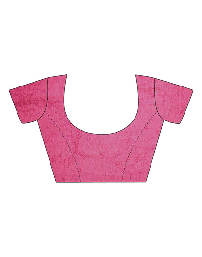 Light Pink Bandhani Chiffon Saree | Leemboodi