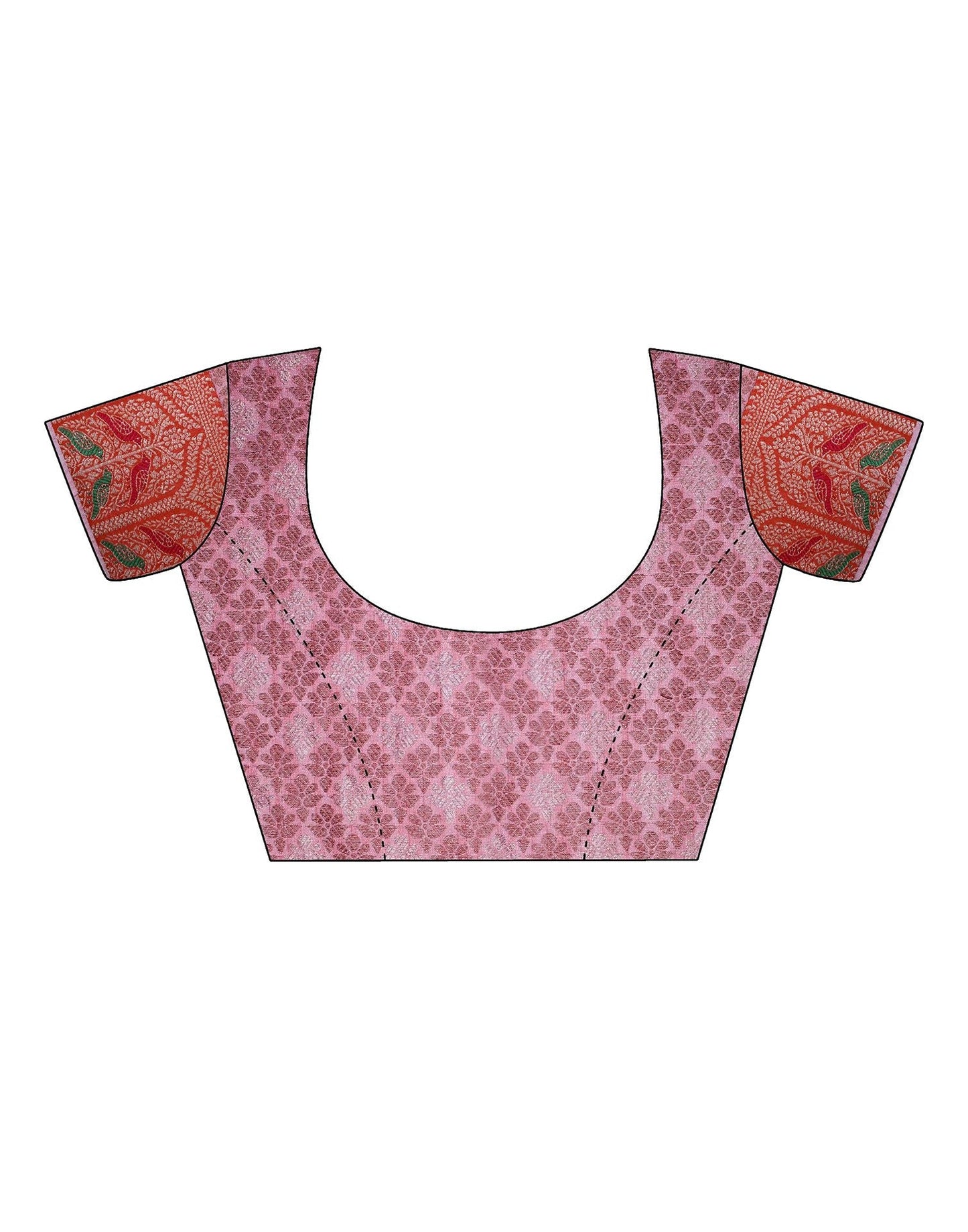 Pink Banarasi Silk Saree | Leemboodi