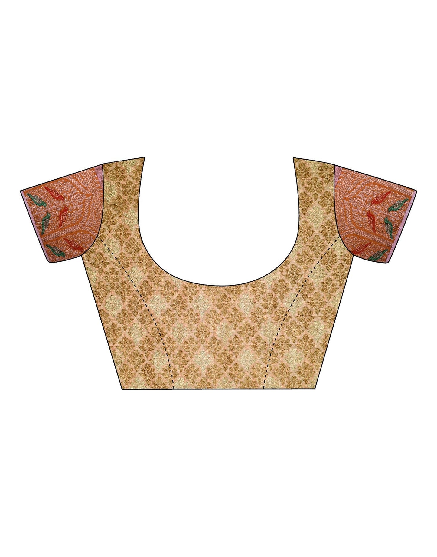 Light Yellow Banarasi Silk Saree | Leemboodi