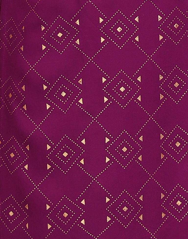 Purple Printed Kurti | Leemboodi