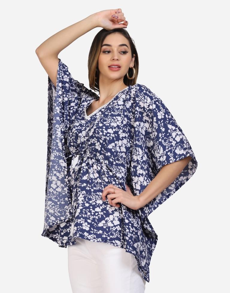 Blue Printed Top | Sudathi