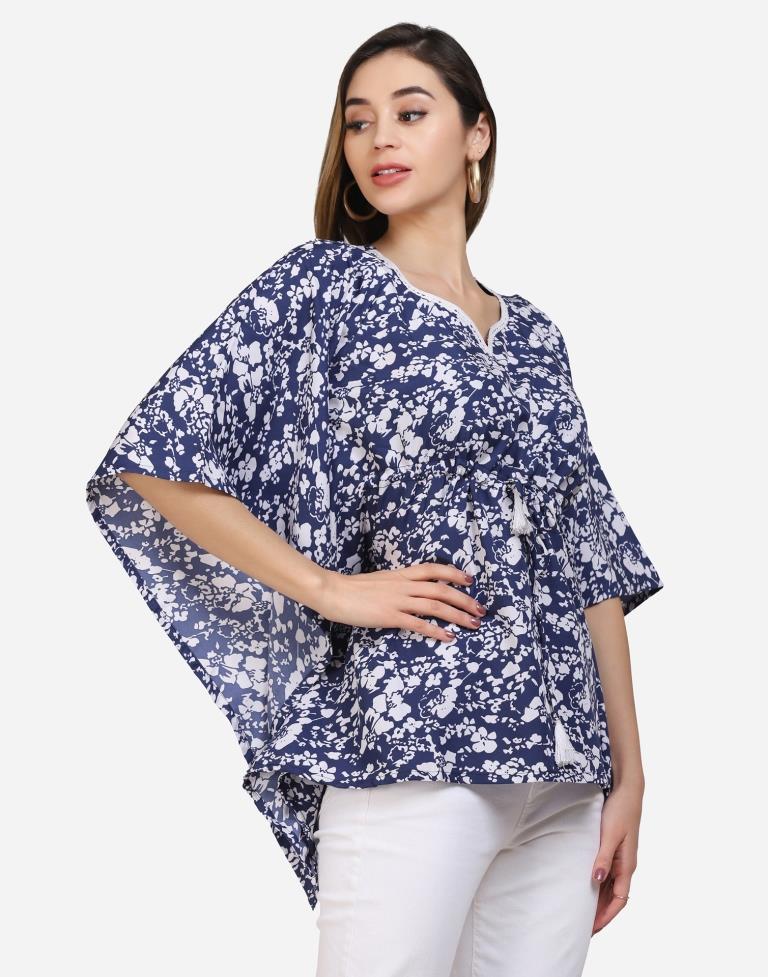 Blue Printed Top | Sudathi