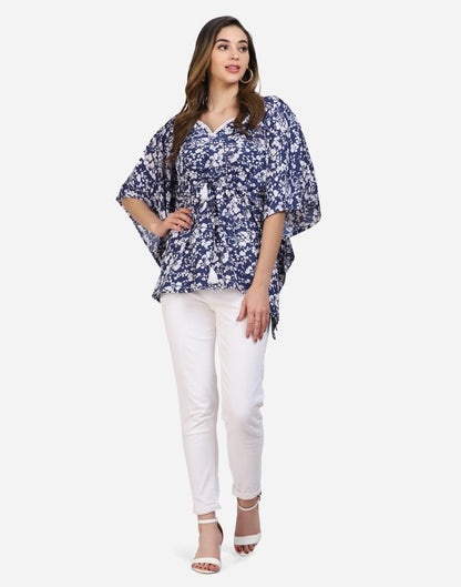 Blue Printed Top | Sudathi