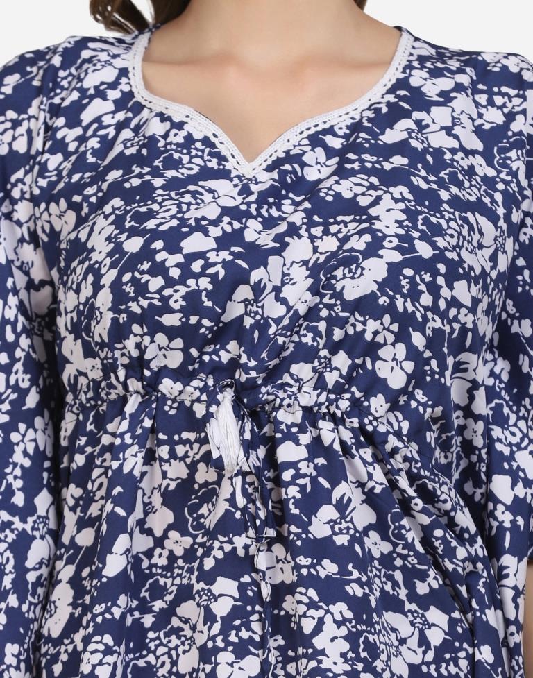 Blue Printed Top | Sudathi