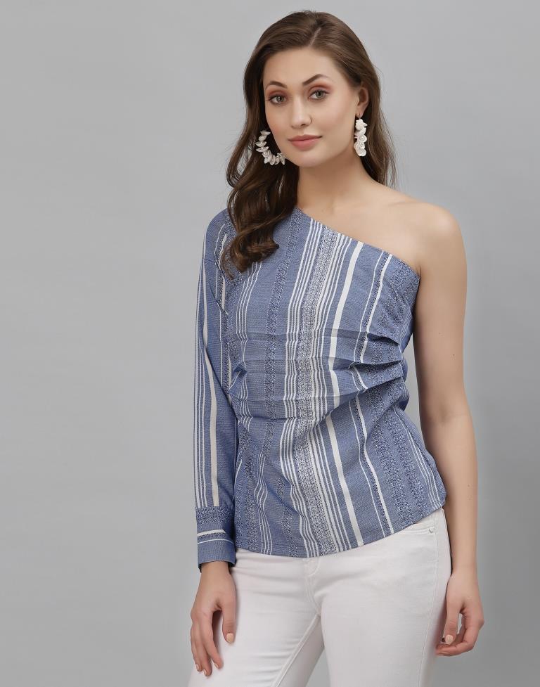 Blue Printed Top | Sudathi