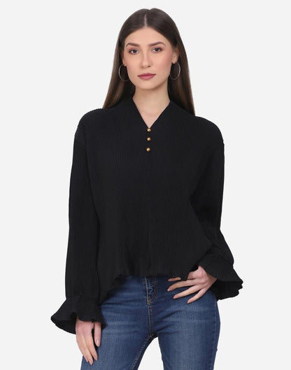 Black Solid Top | Sudathi