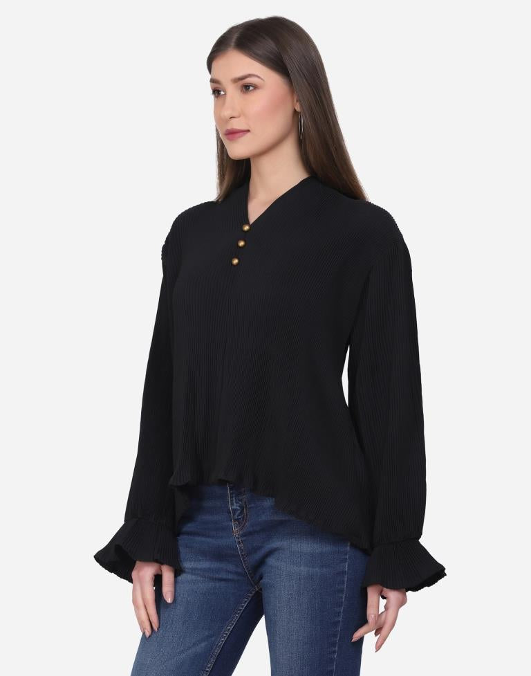 Black Solid Top | Sudathi