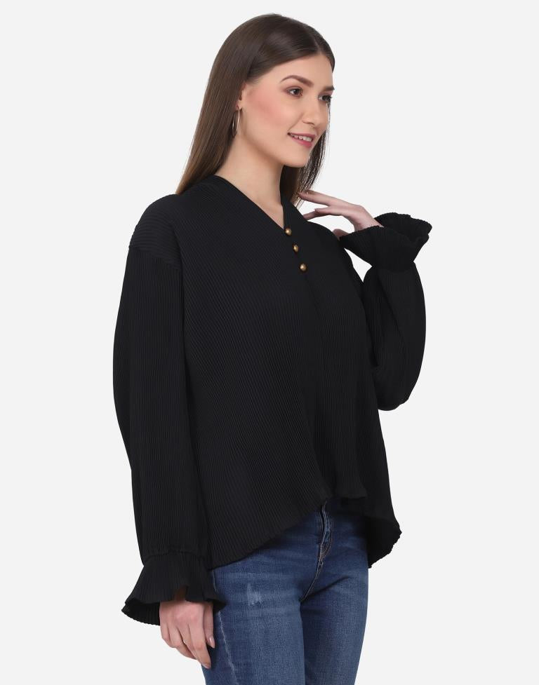 Black Solid Top | Sudathi