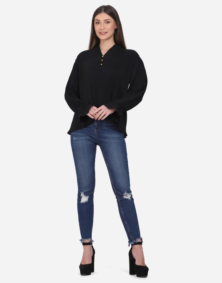 Black Solid Top | Sudathi