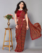 Maroon Printed Saree | Sudathi
