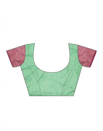 Green Banarasi Silk Saree | Leemboodi