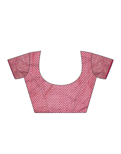 Pink Banarasi Silk Saree | Leemboodi