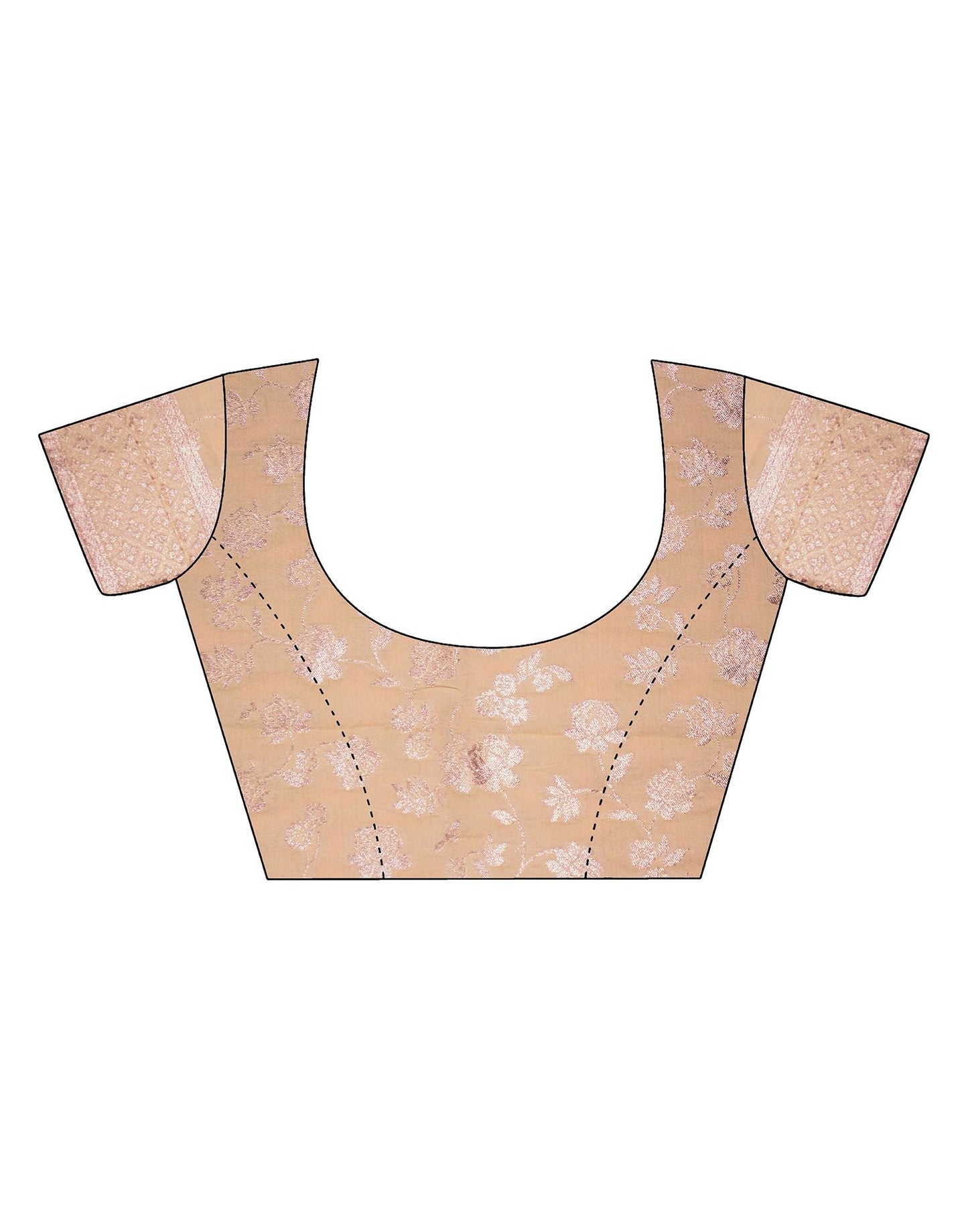 Light Pink Banarasi Silk Saree | Leemboodi