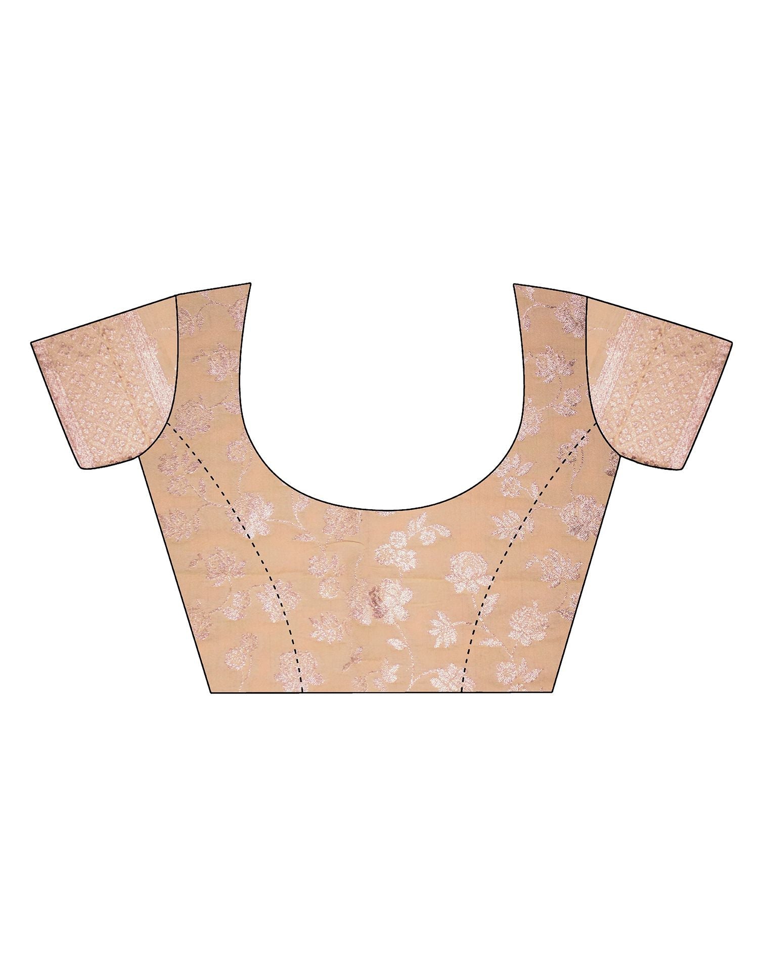 Light Pink Banarasi Silk Saree | Leemboodi