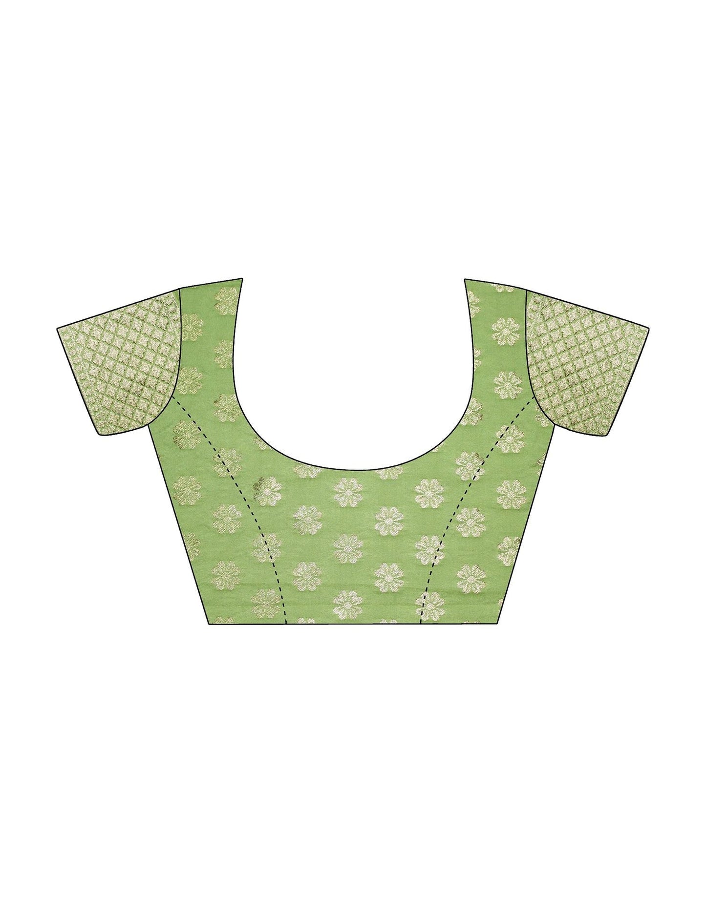 Light Green Banarasi Silk Saree | Leemboodi