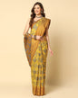 Mustard Yellow Silk Weaving Saree