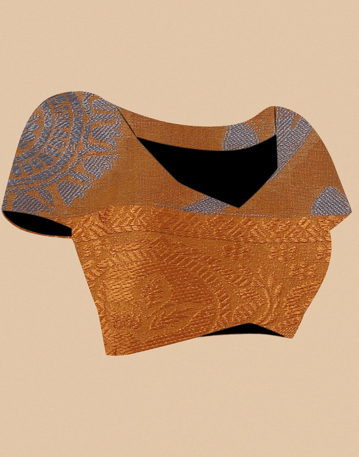 Mustard Yellow Silk Weaving Saree