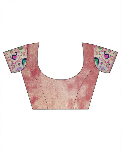 Dark Brown Banarasi Silk Saree | Leemboodi