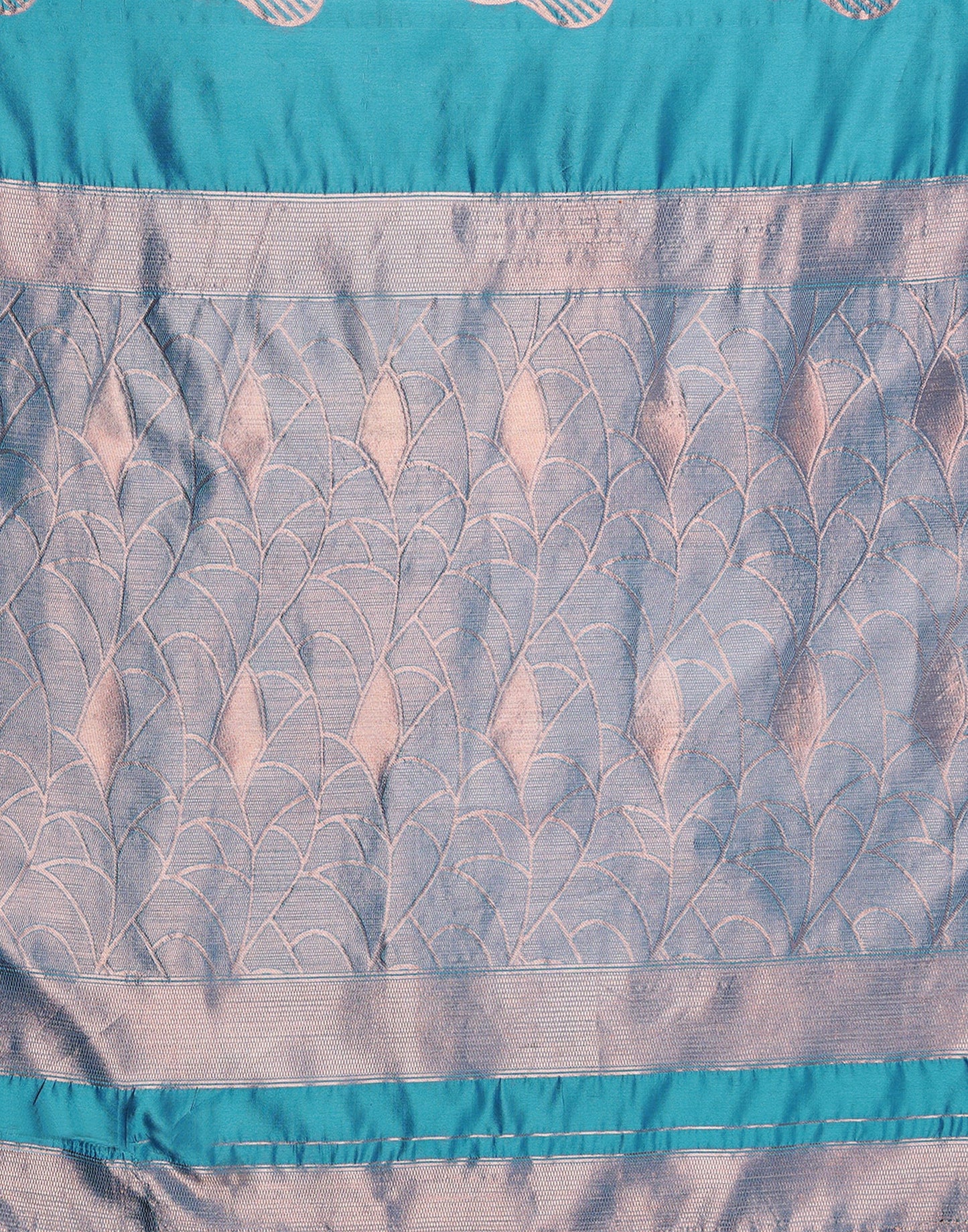 Blue Silk Weaving Saree