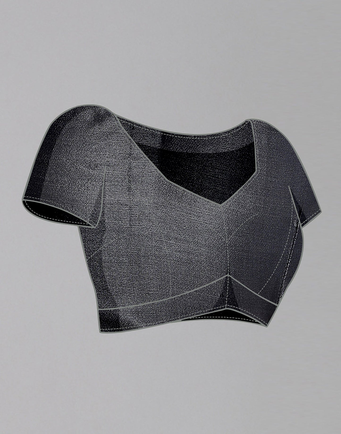 Grey Banarasi Silk Saree | Leemboodi