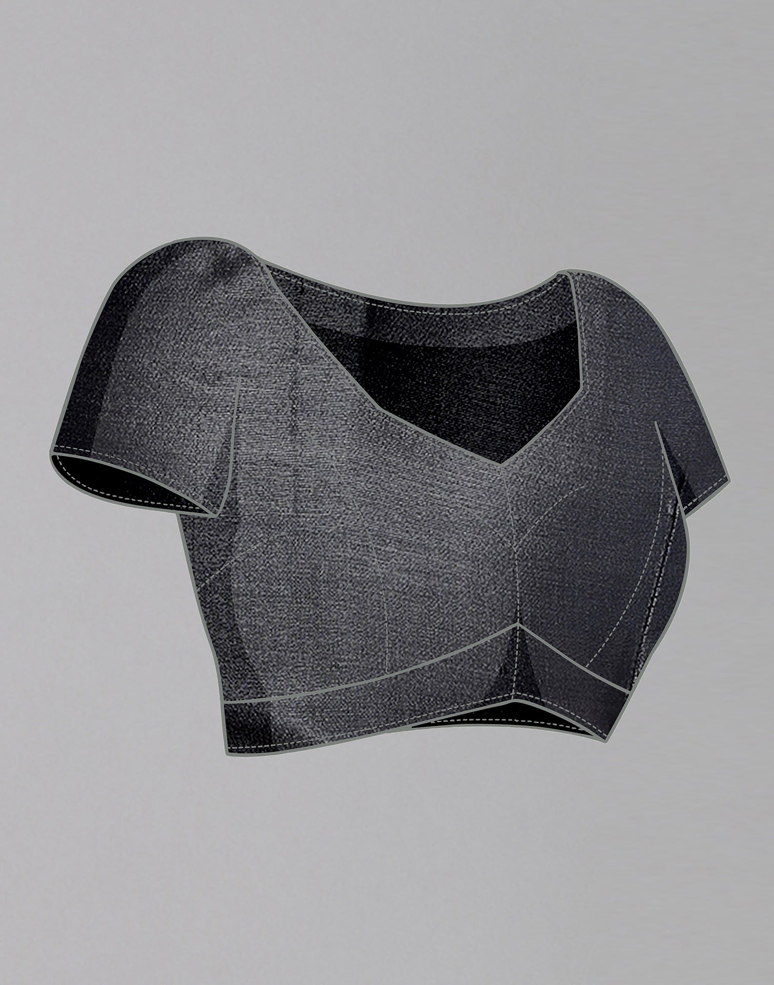 Grey Banarasi Silk Saree | Leemboodi