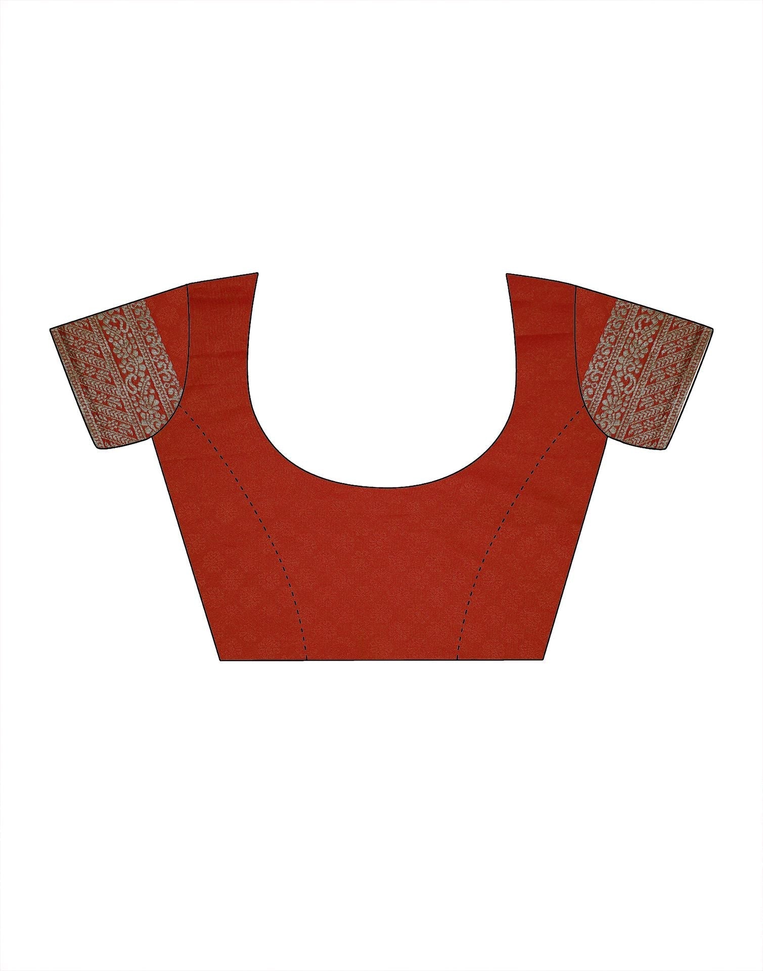 Red Banarasi Silk Saree | Leemboodi