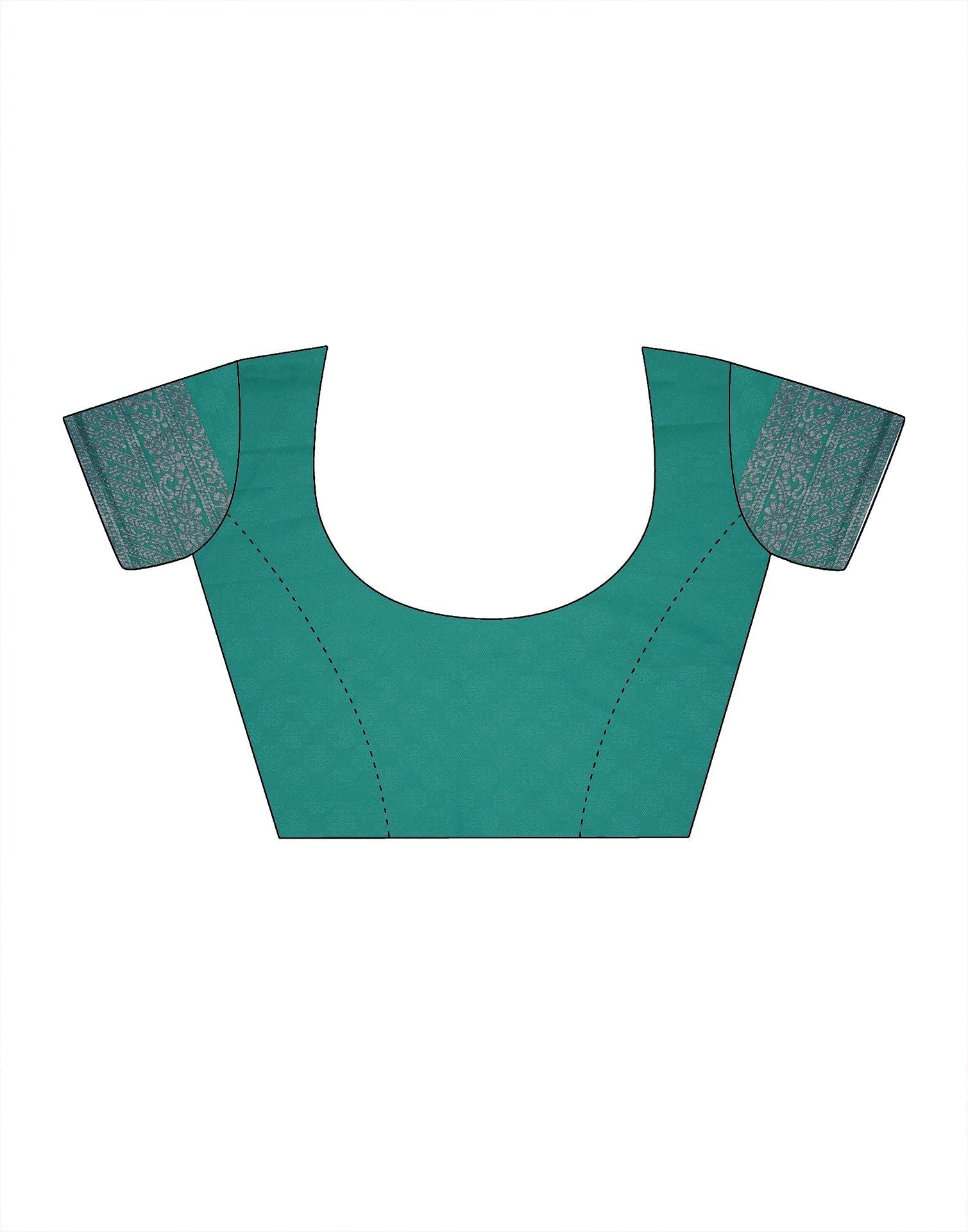 Blue Banarasi Silk Saree | Leemboodi