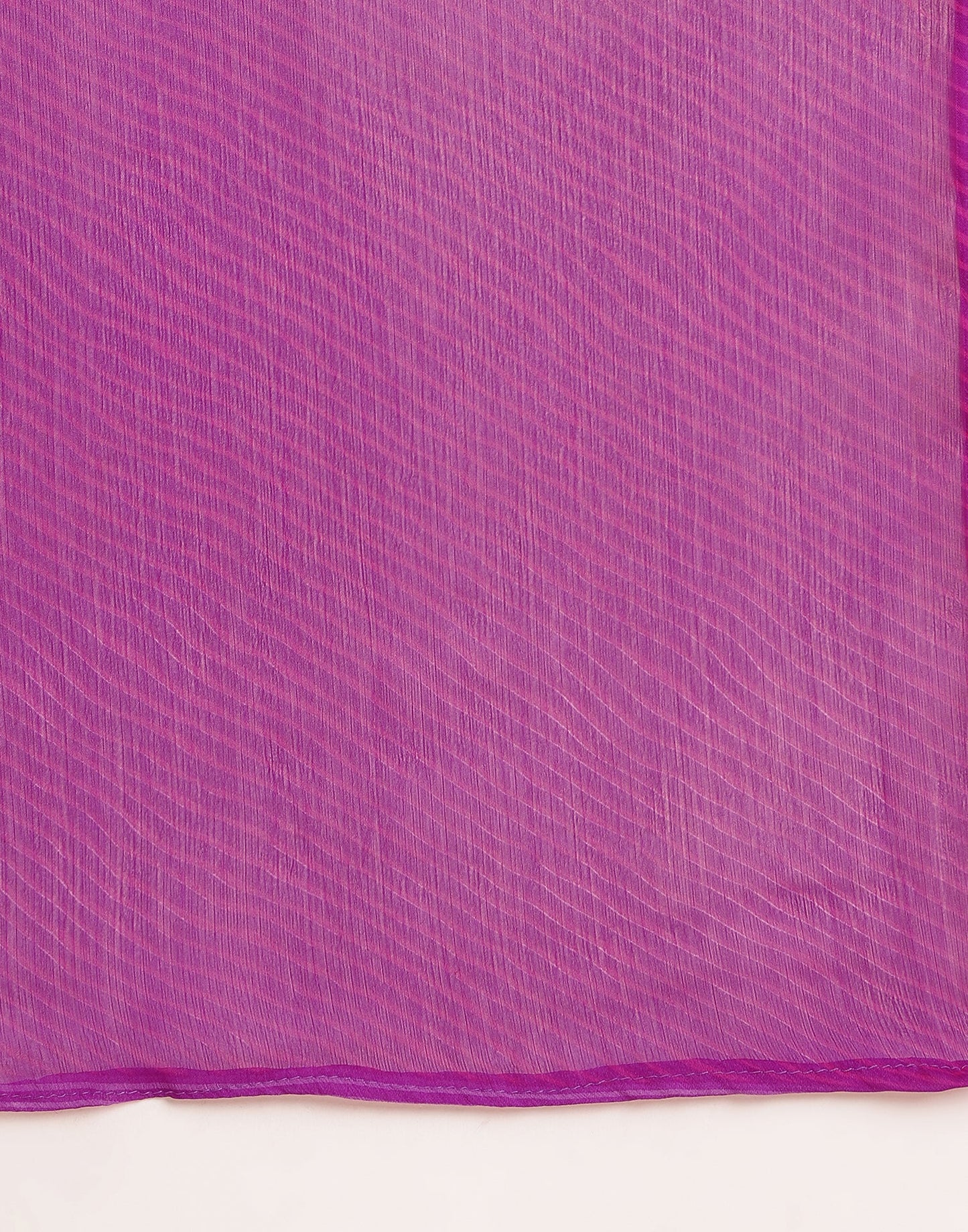 Purple Chiffon Leheriya Printed Saree