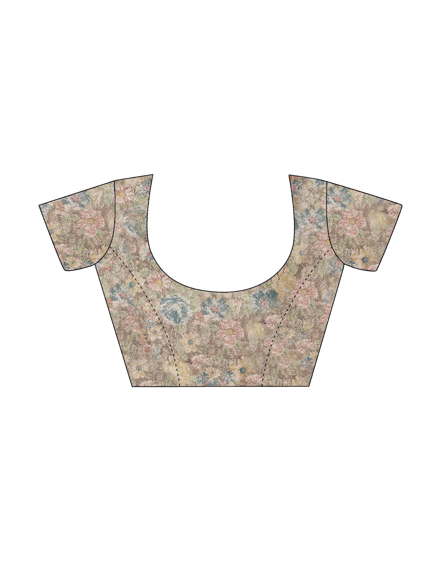 Pista Green Lycra Pre-Draped Saree With Embellished Border | Leemboodi