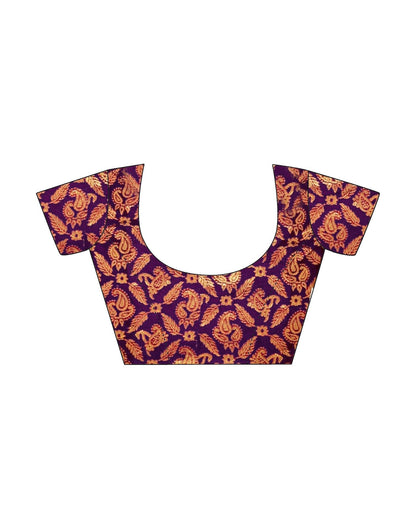 Light Pink Plain Pre-draped Saree | Sudathi