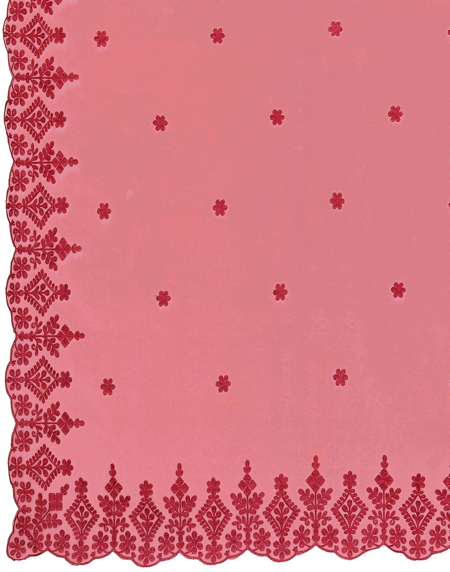 Maroon Organza Saree | Leemboodi