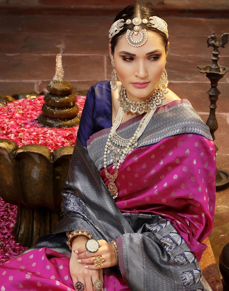 Pink Silk Saree | Sudathi