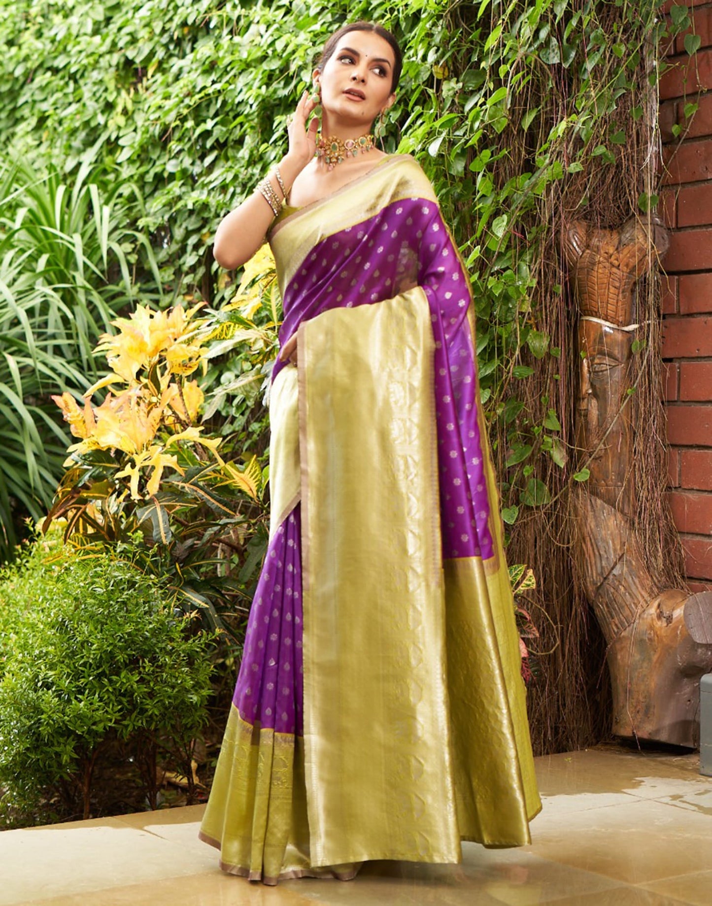 Green Silk Saree