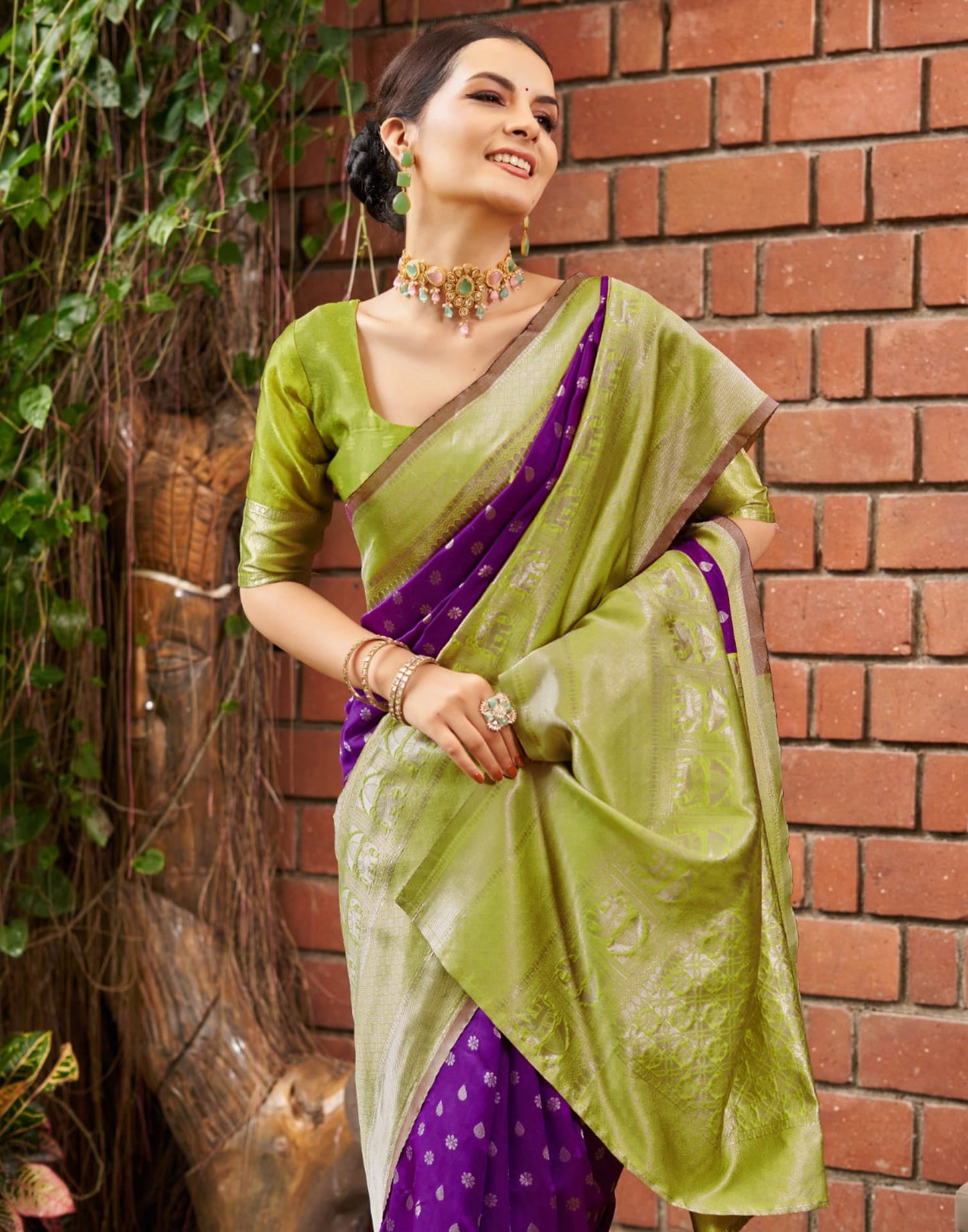 Green Silk Saree
